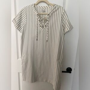 Madewell pinstripe dress